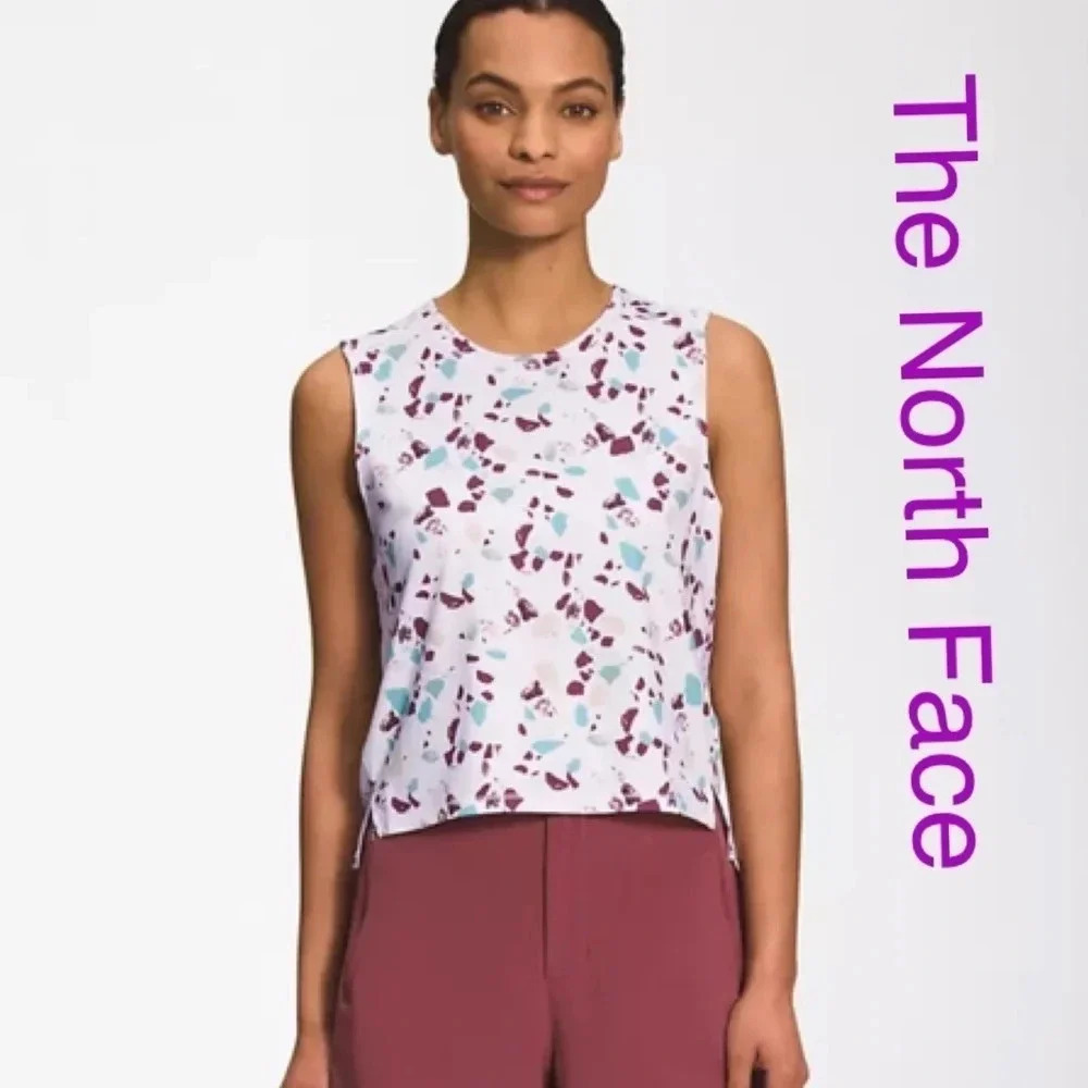 NWT The North Face Women’s Printed Dawndream Relaxed Short-Sleeve L